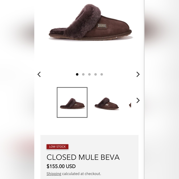 Australia Luxe Collective Beva Closed Mule Slipper - Picture 6 of 8